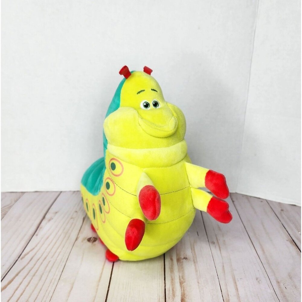 Disney Store Pixars A Bugs Life Heimlich Caterpillar Plush Stuffed Toy 10"